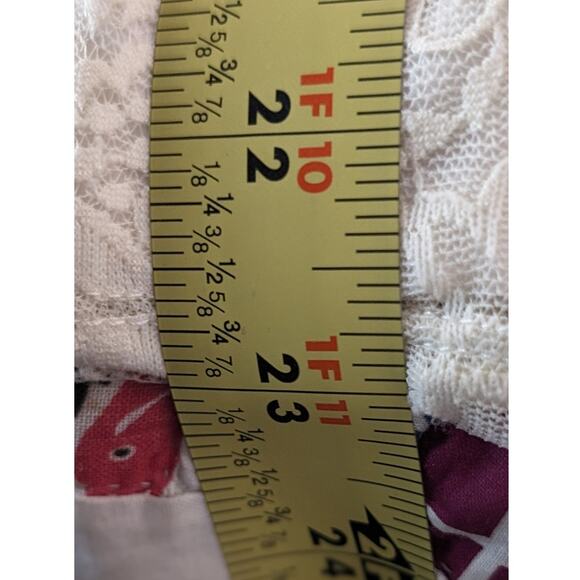 WD.NY Cream Lace Overlay Tank/Shell Top Womens Size XL - Picture 6 of 9